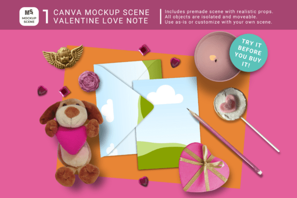 Card and Envelope Canva Mockup A6 5x7: A Realistic Preview