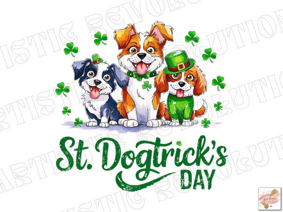 Celebrate St. Patrick's Day with Custom Dog Mom Graphics