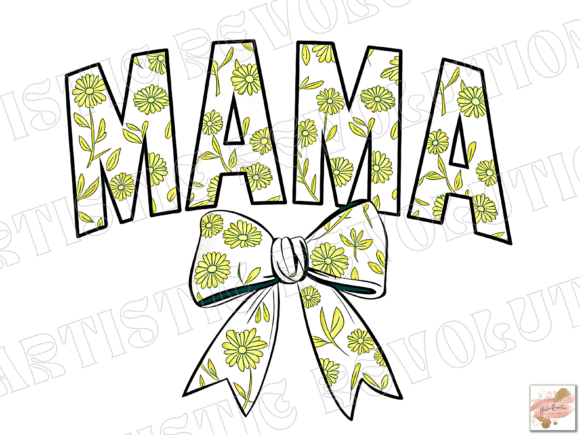 Chinoiserie Coquette Floral Mama Png