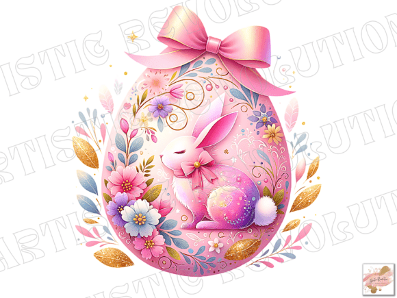 Coquette Easter Png Floral Easter Egg: A Vintage Charm