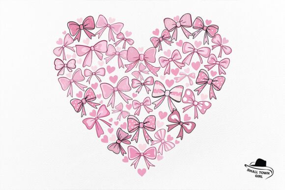 Creating a Coquette Aesthetic with Bow Heart Valentine Sublimation
