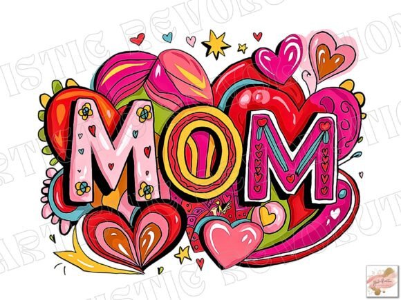 Designing with Heart: The Mom PNG Valentine Aesthetic