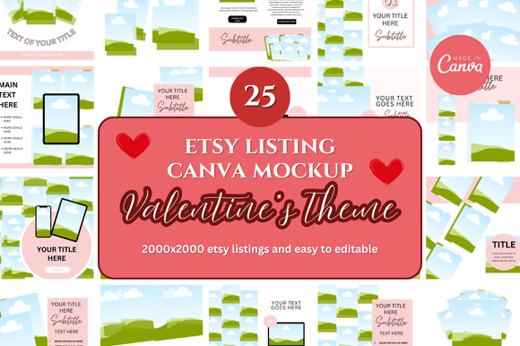 Elevate Your Etsy Shop with 25 Professional Listing Mockups