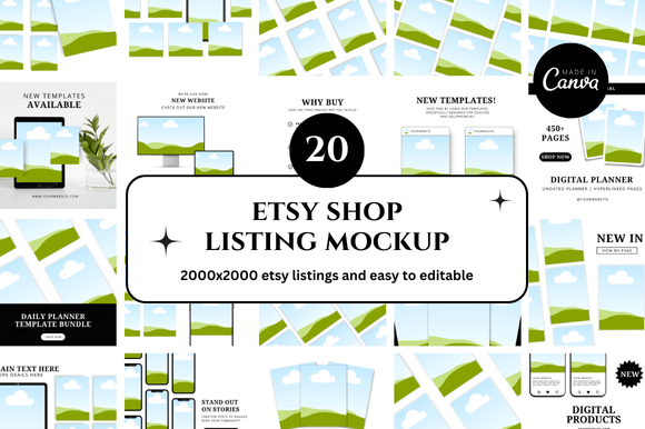 Elevate Your Etsy Shop with Professional Listing Mockups