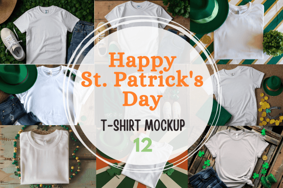 Elevate Your March Sales with St. Patrick's Day T-Shirt Mockups