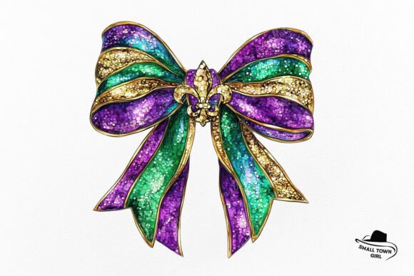 Glitter Mardi Gras Bow Sublimation PNG: A Designer's Guide