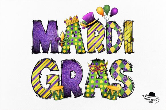 Glitter Mardi Gras Queen Sublimation Png: A Festive Design Asset