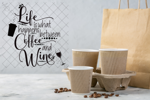 Life is What Happens, Coffee & Wine: A Font for Real Moments