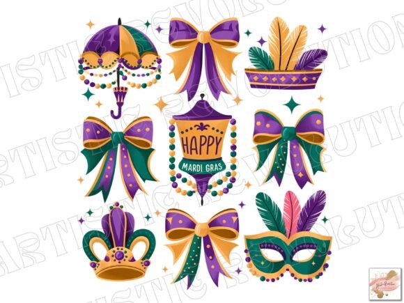 Mardi Gras Coquette Sublimation PNG: Festive Design Guide