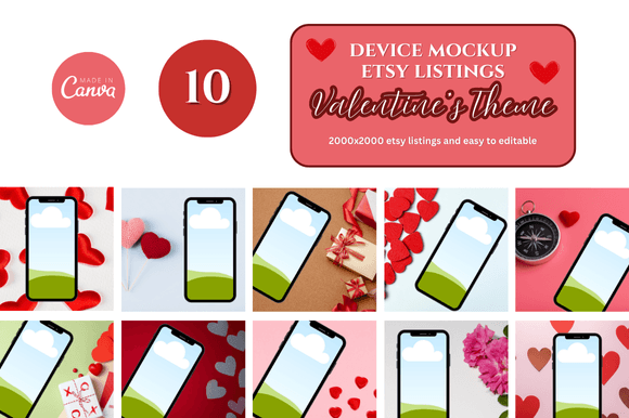 Phone Canva Mockup Template: Elevate Your Digital Product Listings