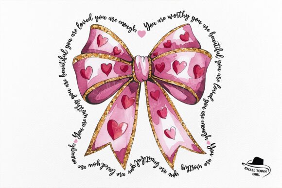 Pink Valentine Coquette Bow Heart Png: A Designer's Asset