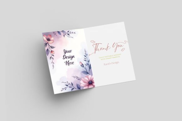 Professional Greeting Card Mockup for Stunning Designs
