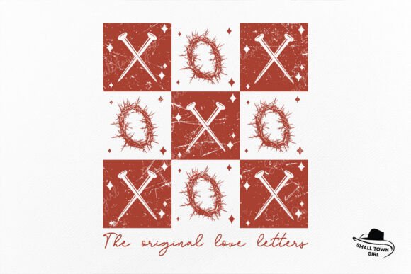 Retro Checked Valentine Thorns Xoxo Png: A Designer's Take