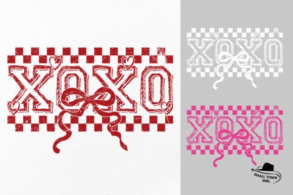 Retro Checkered Valentine Coquette Xoxo: A Font for Bold, Playful Branding
