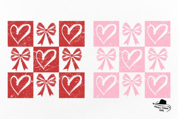 Retro Checkered Valentine Heart Coquette: A Designer's Guide