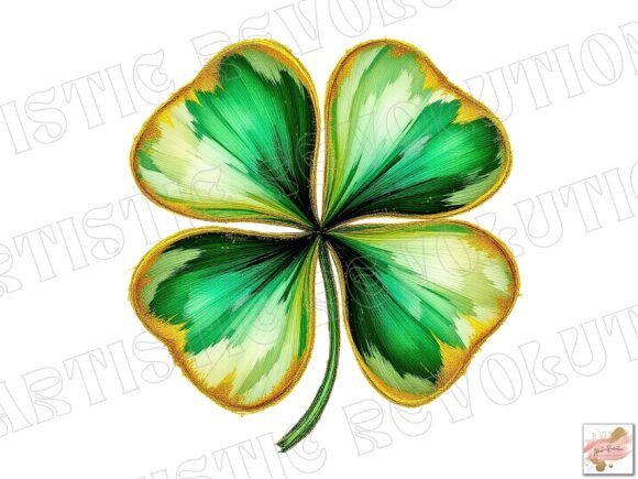 St. Patrick's Day Png Glitter Shamrock: A Festive Design Asset