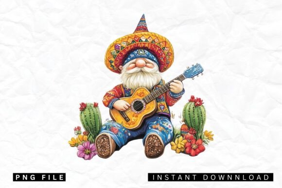 Unleash Creative Vibes with Hippie Gnomes PNG Sublimation Watercolor