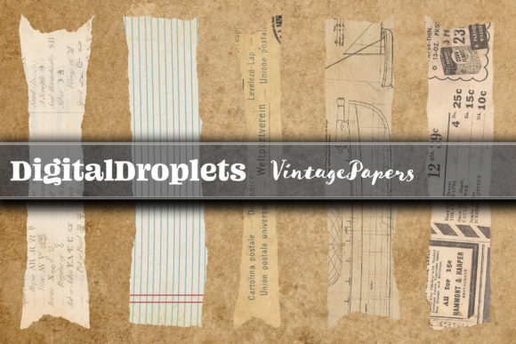Unlocking the Charm of Vintage Papers: 180 Washi Tapes for Digital Crafting