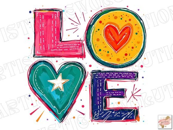 Valentine Png Love Png Valentines Png: A Retro Design Asset for Your Projects