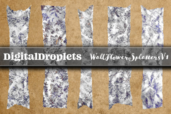 WallFlowerSplatters V1: 180 Washi Tapes for Layered Designs